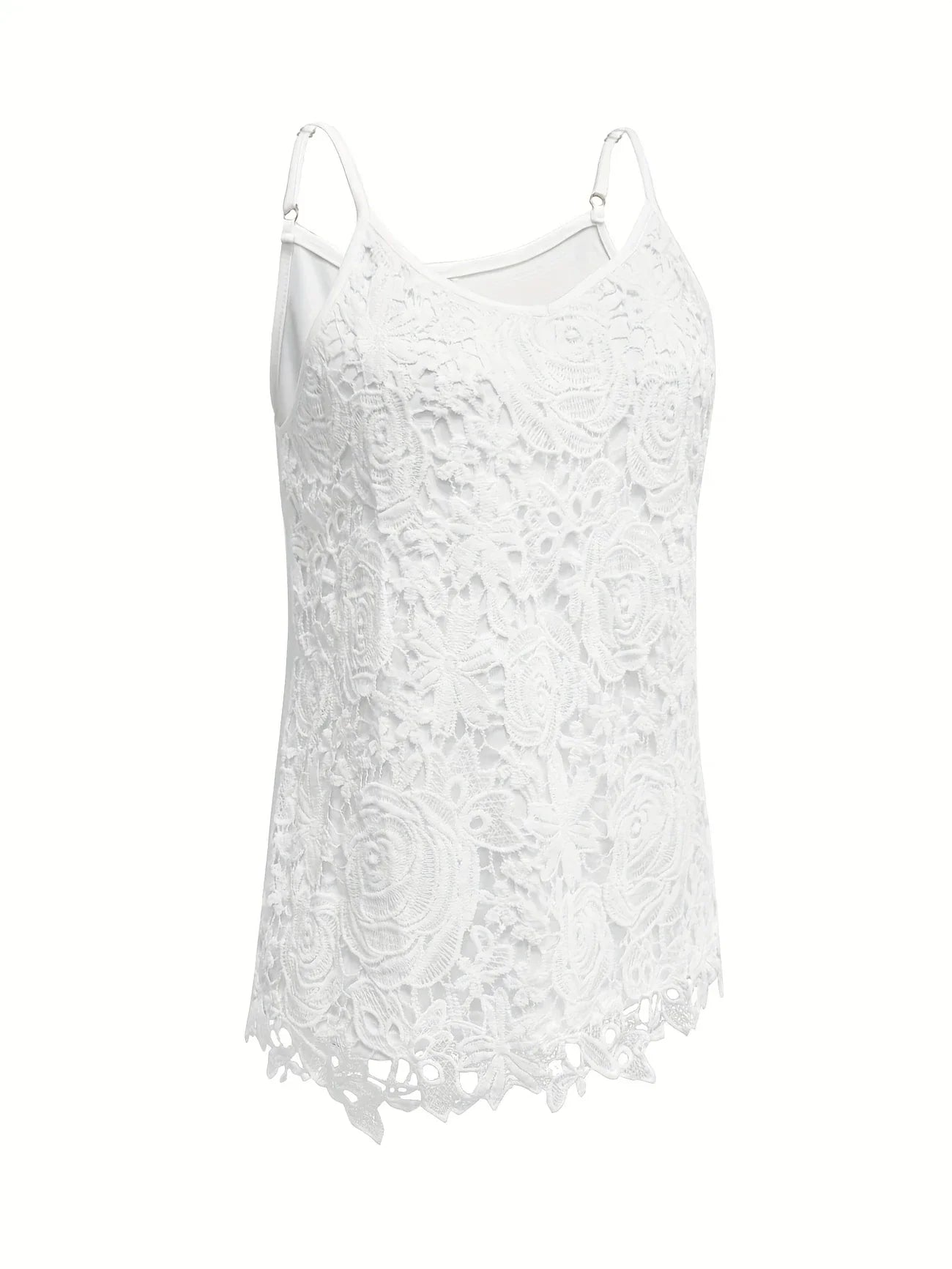Juna | Lace Cami Top with Spaghetti Straps