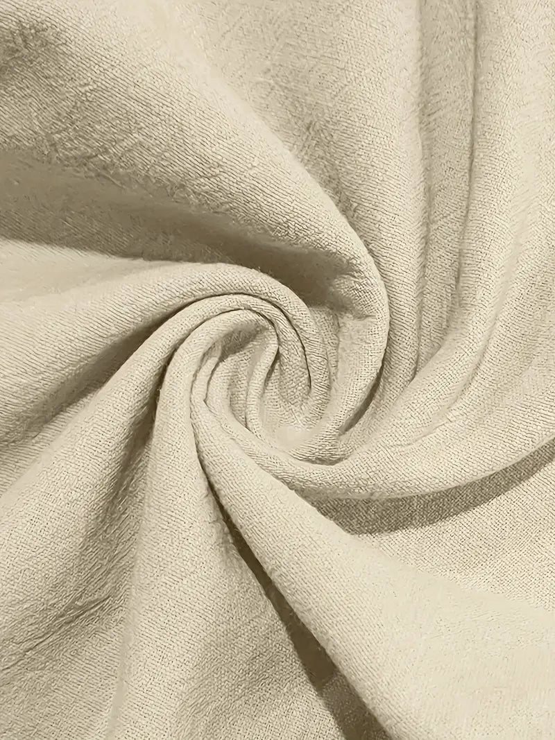 Babaev | Drawstring Wide Leg Linen-Style Trousers