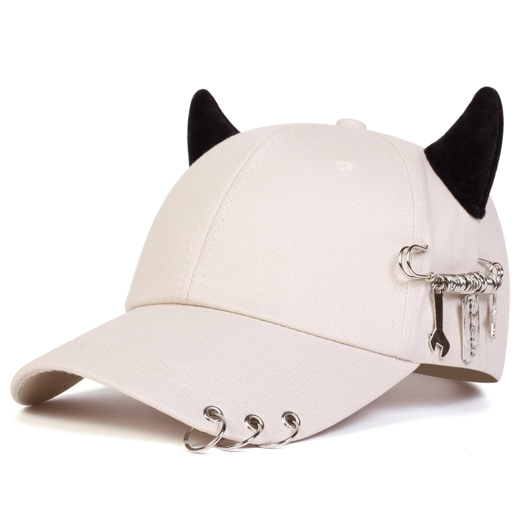 Gonzalez | Devil Horn Charm Detail Baseball Cap