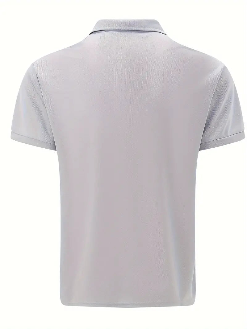 Ilan | Zip Neck Short Sleeve Polo