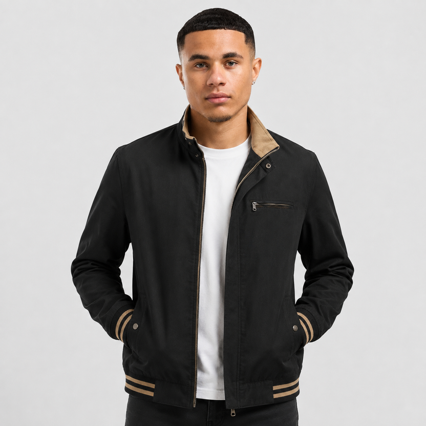 Zenon | Long Sleeve Jacket with Front Zipper