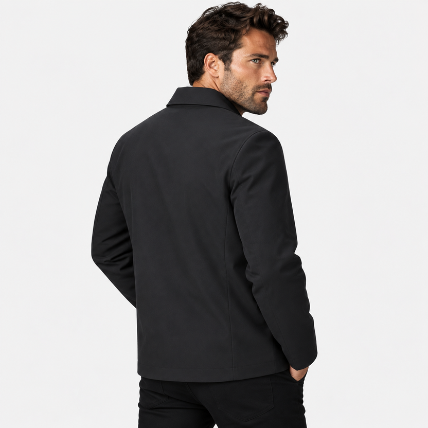 Ricky | Jacket With Point Collar and Side Pockets