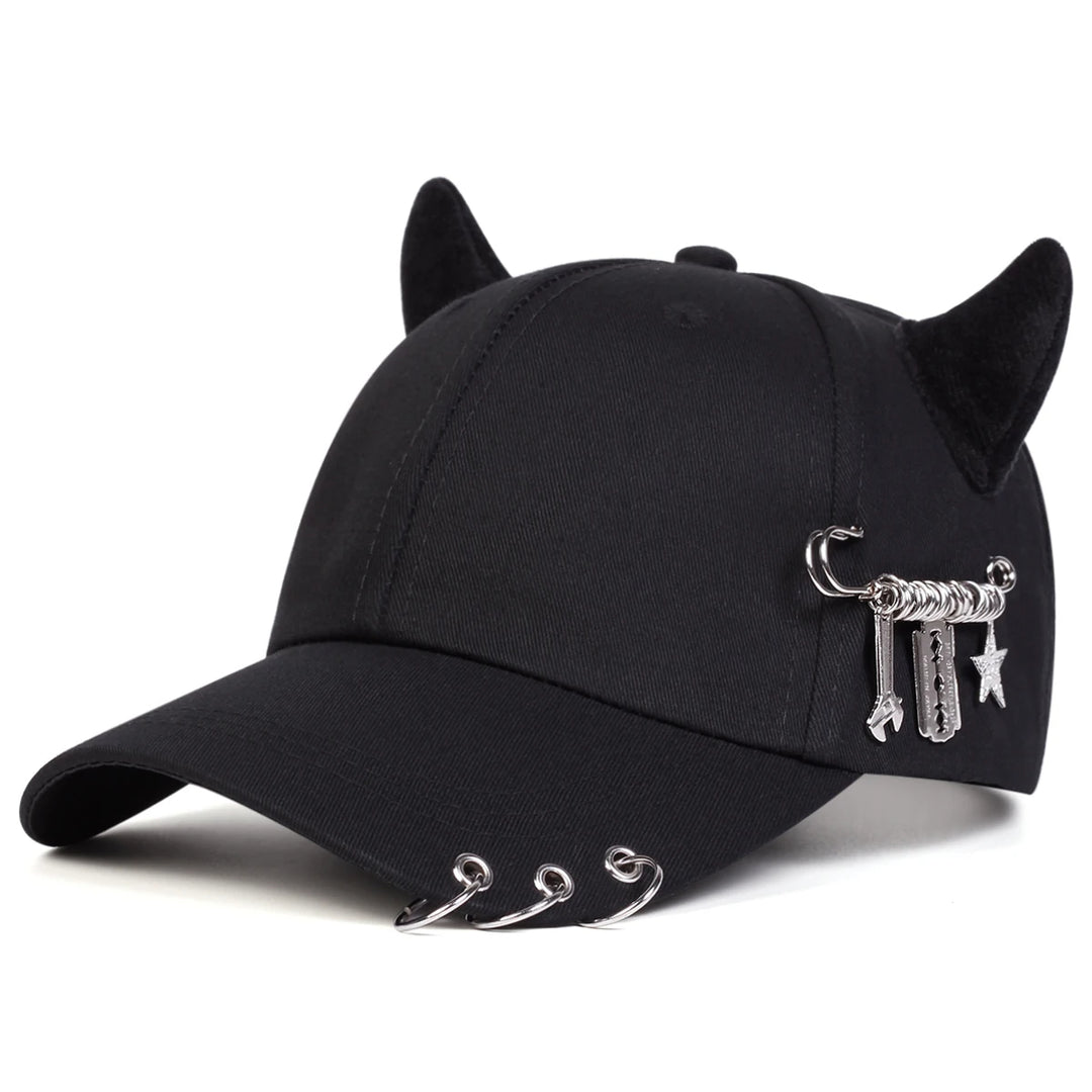 Gonzalez | Devil Horn Charm Detail Baseball Cap