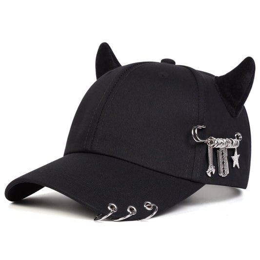 Gonzalez | Devil Horn Charm Detail Baseball Cap