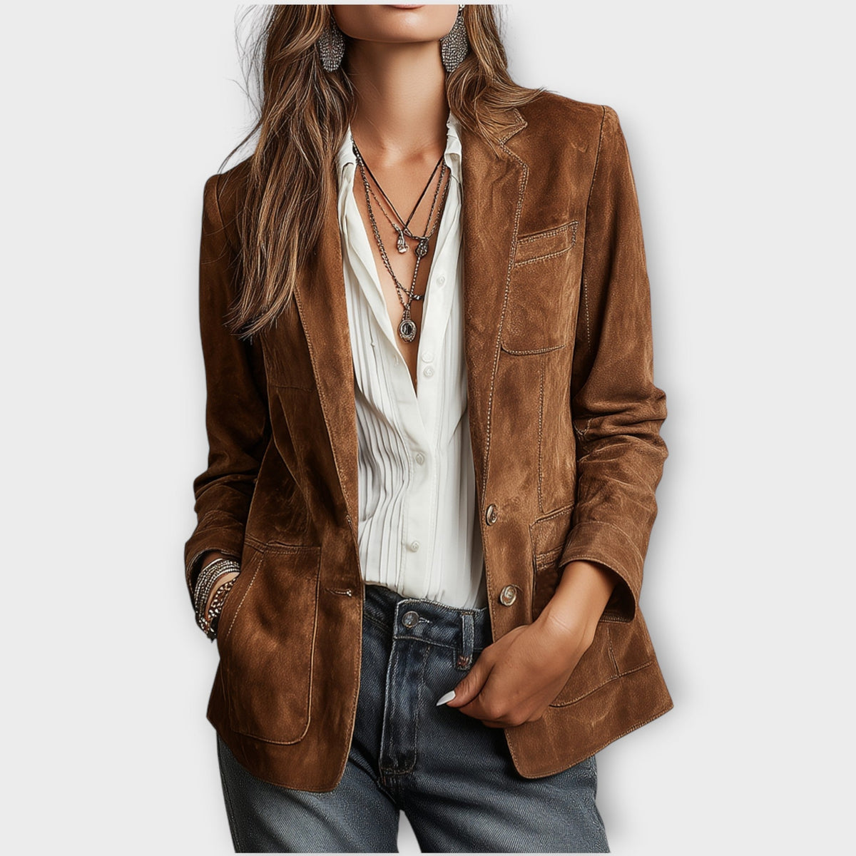 Dorothy | Structured Blazer with Notched Lapels