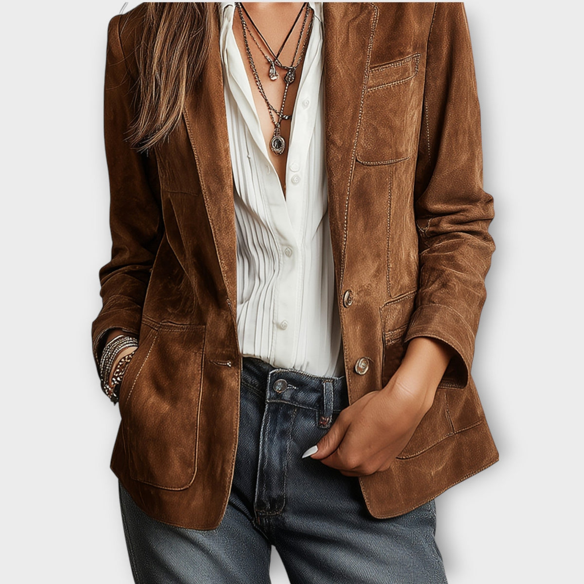 Dorothy | Structured Blazer with Notched Lapels