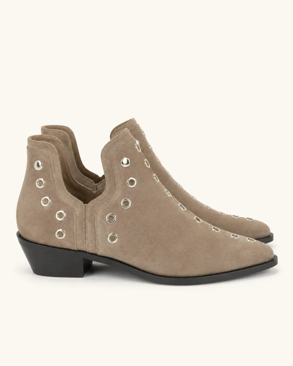 Fidela | Ankle Boots with Pointed Toe and Eyelets