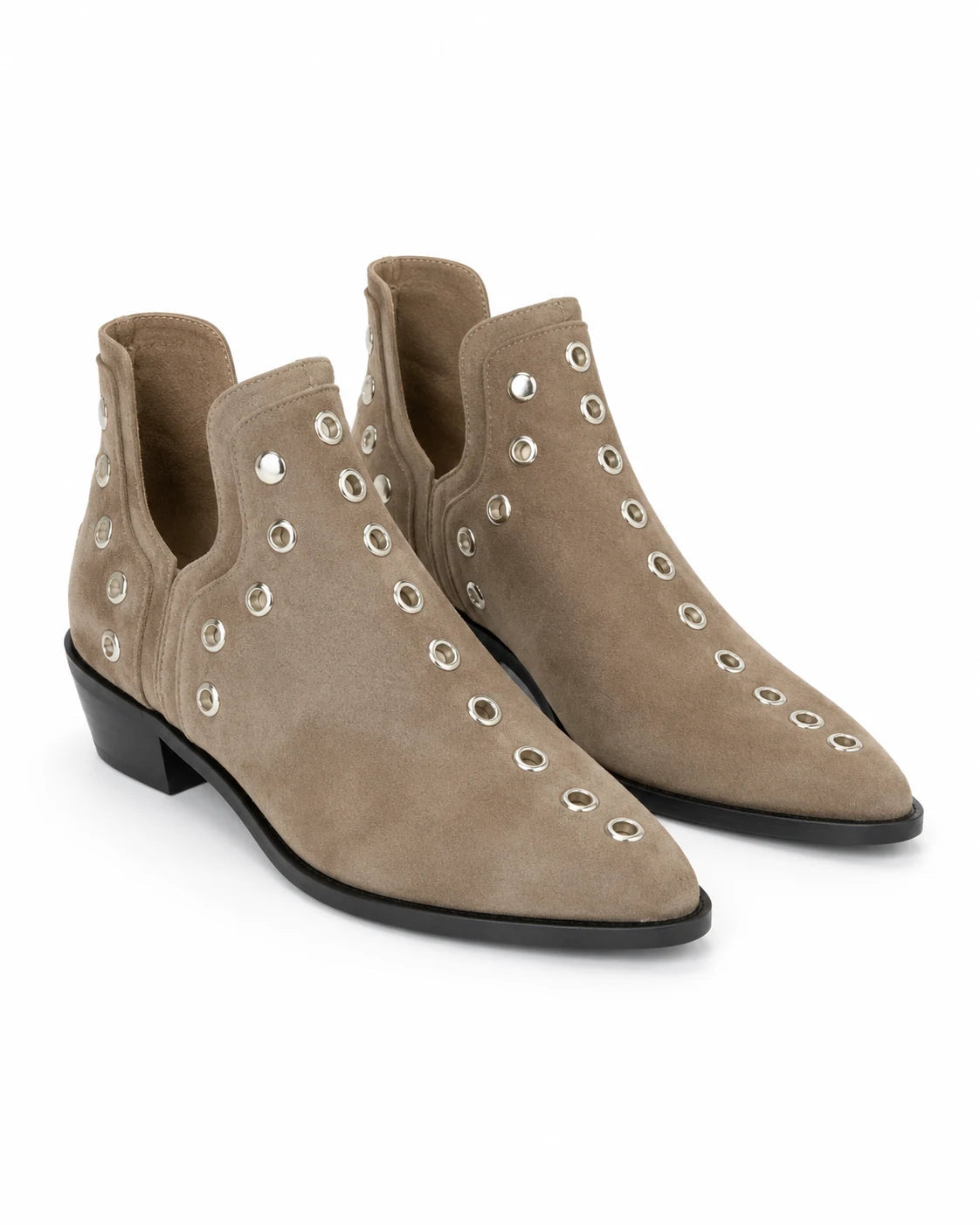 Fidela | Ankle Boots with Pointed Toe and Eyelets
