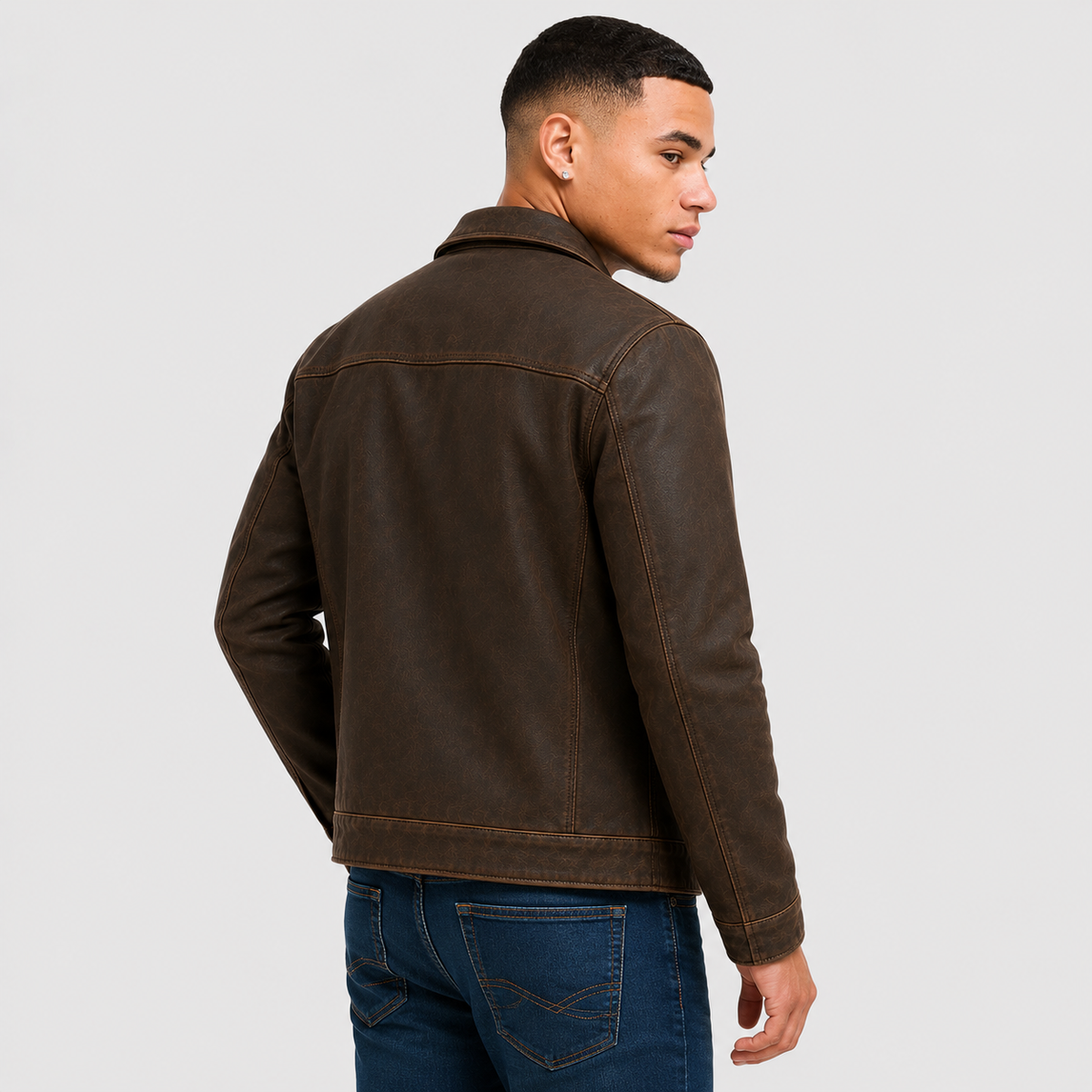 Arcadio | Jacket with Point Collar and Zipper