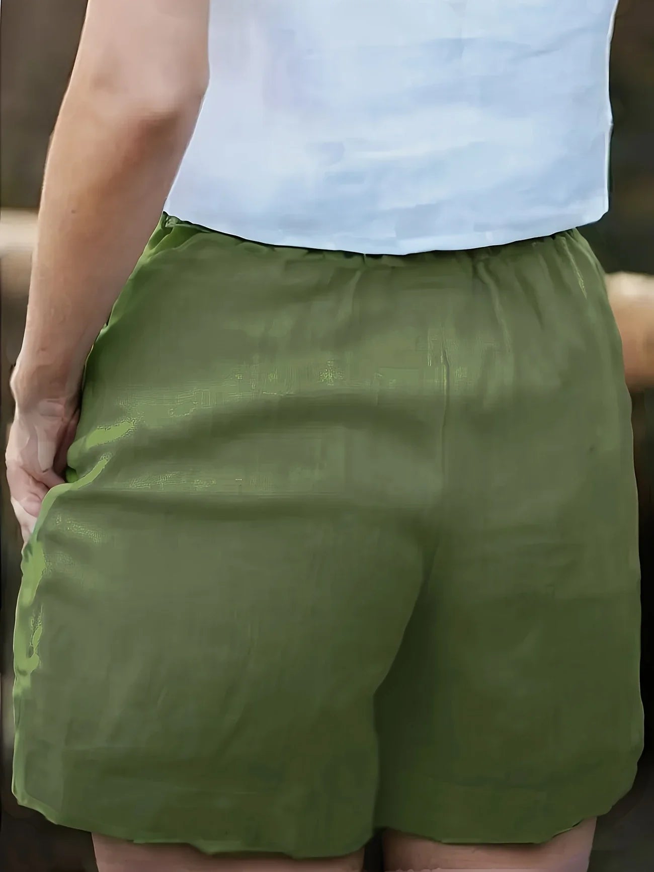 Niamh -| Casual Drawstring Summer Pocket Shorts
