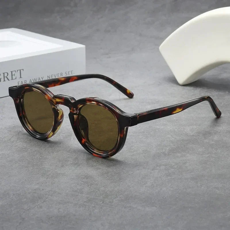 Spectralux | Round Retro Acetate Sunglasses
