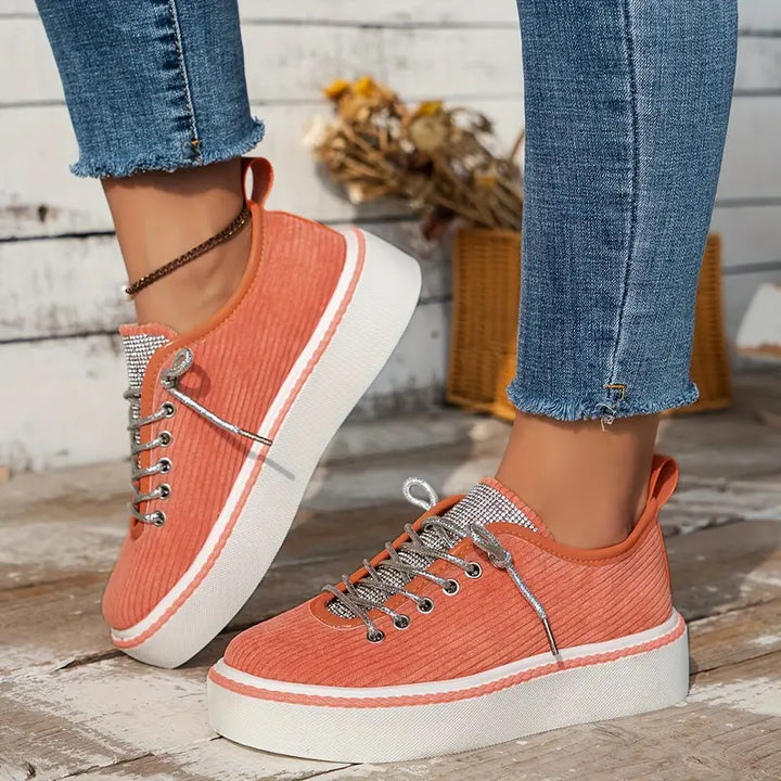 Isidora | Breathable Lace-Up Casual Trainers
