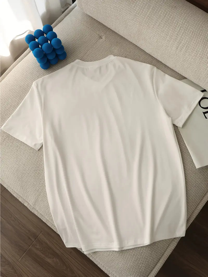 Fraga | V-Neck Slim Fit Mens T-Shirt