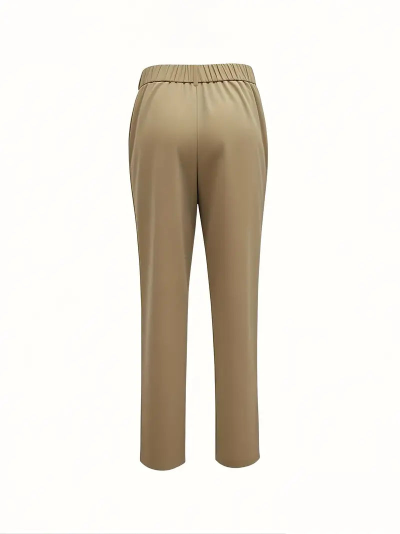 Edgardo | Pleated Slim Fit Trousers
