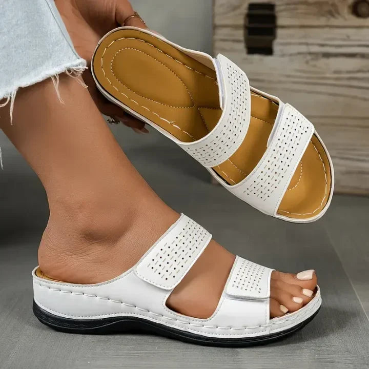 Bonnie | Sandals with Double Strap Open Toe Design