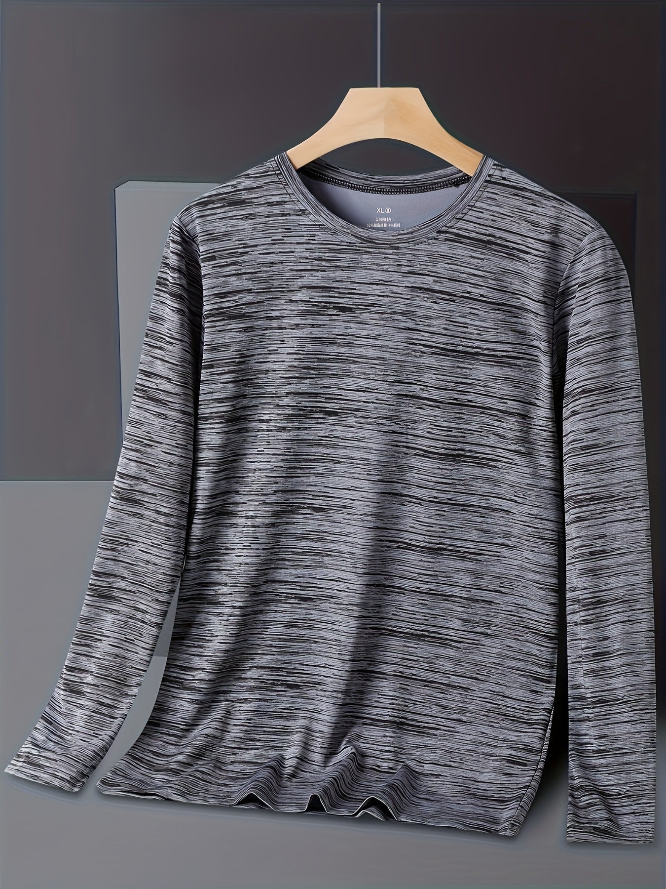 Alir | Striped Long Sleeve Crew Neck Shirt