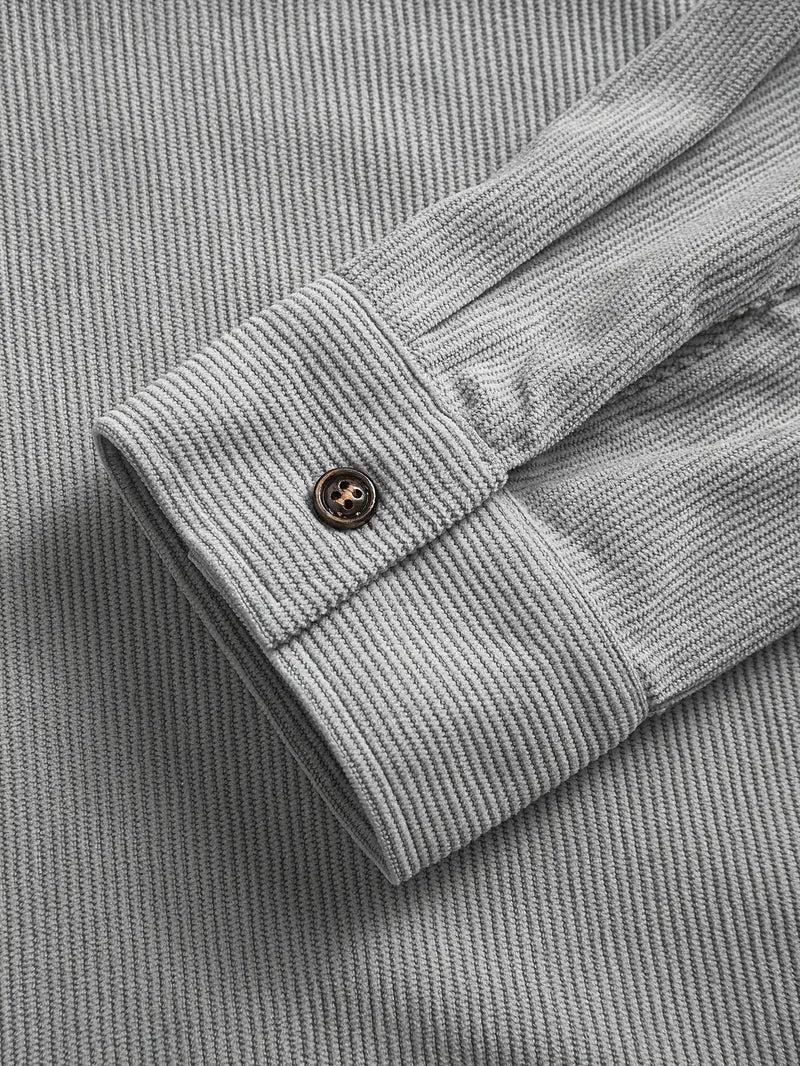 Rickey | Corduroy Button-Up Shirt with Chest Pockets
