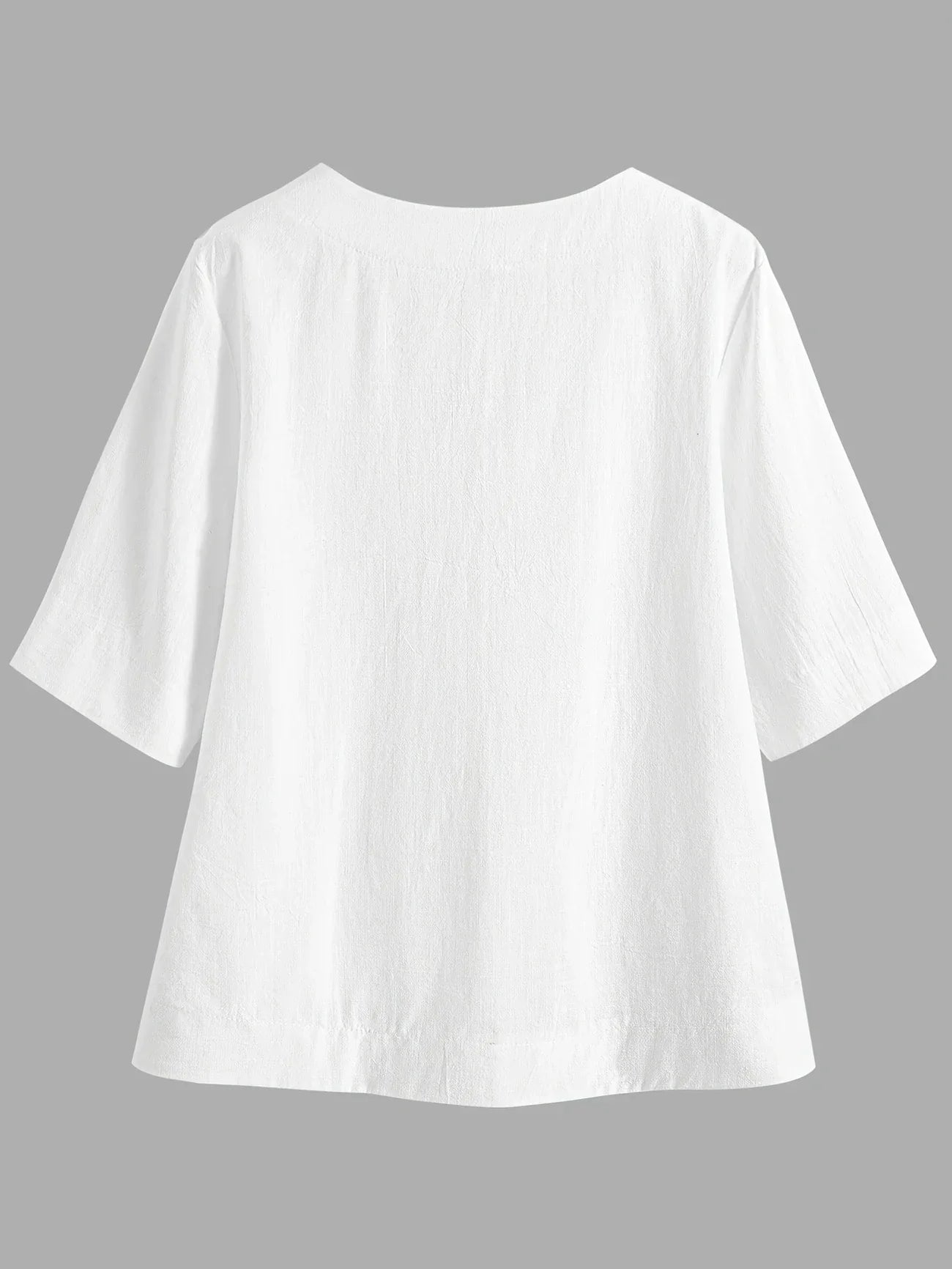 Mattea | V Neck Loose Short Sleeve Top