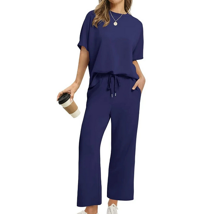 Shirona | Wide Leg Top and Trouser Set