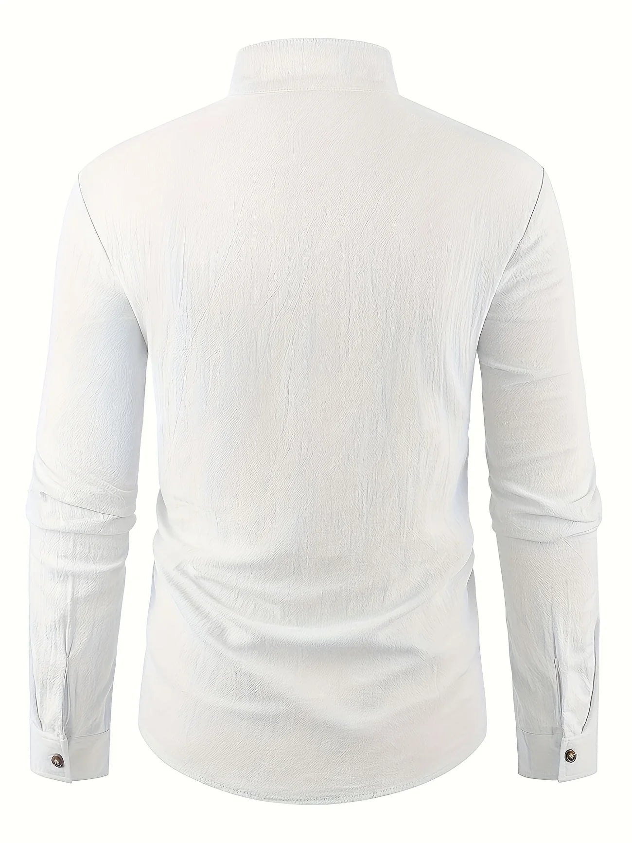 Shayne | Stand Collar Button Front Shirt
