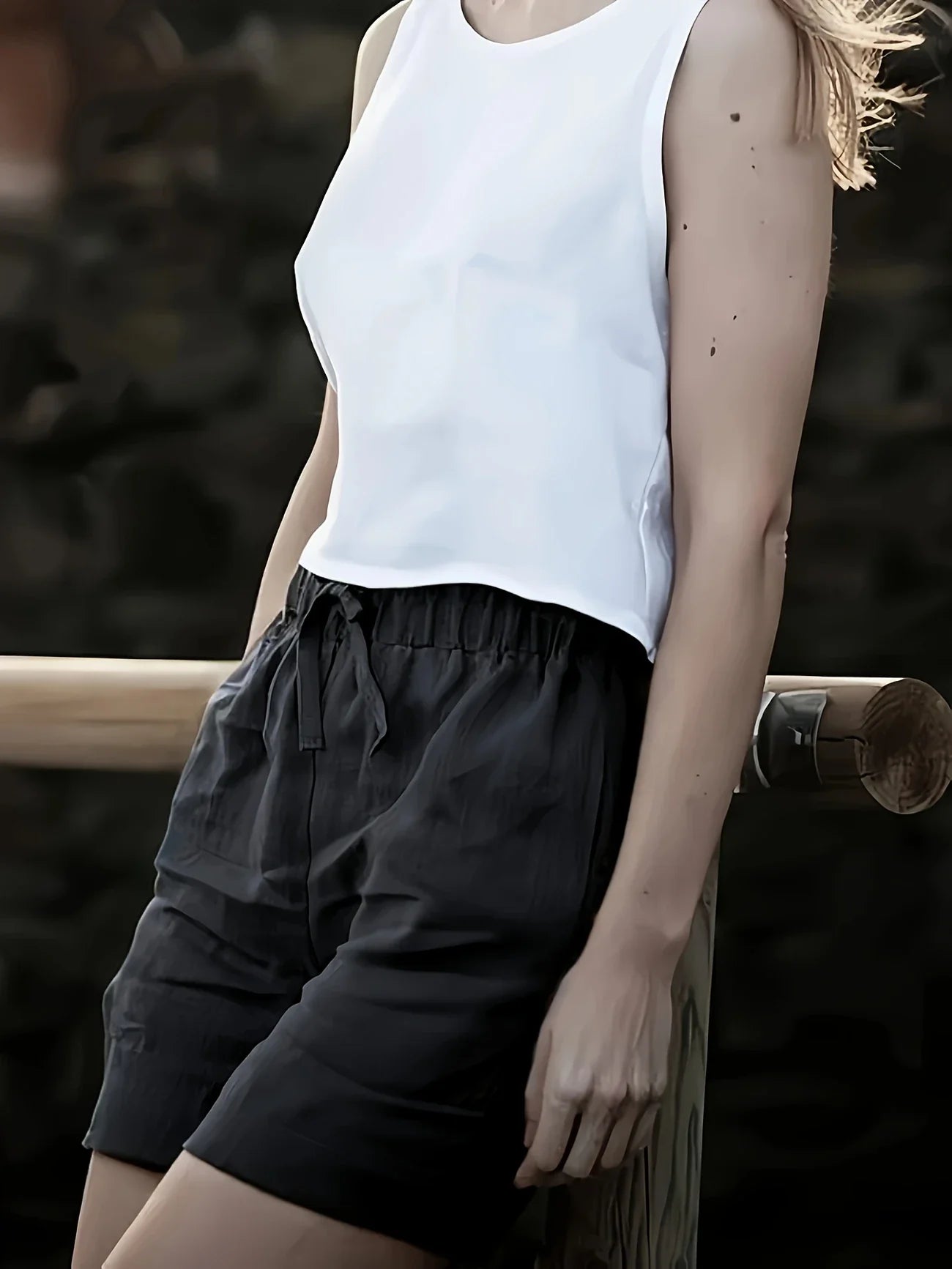 Niamh -| Casual Drawstring Summer Pocket Shorts