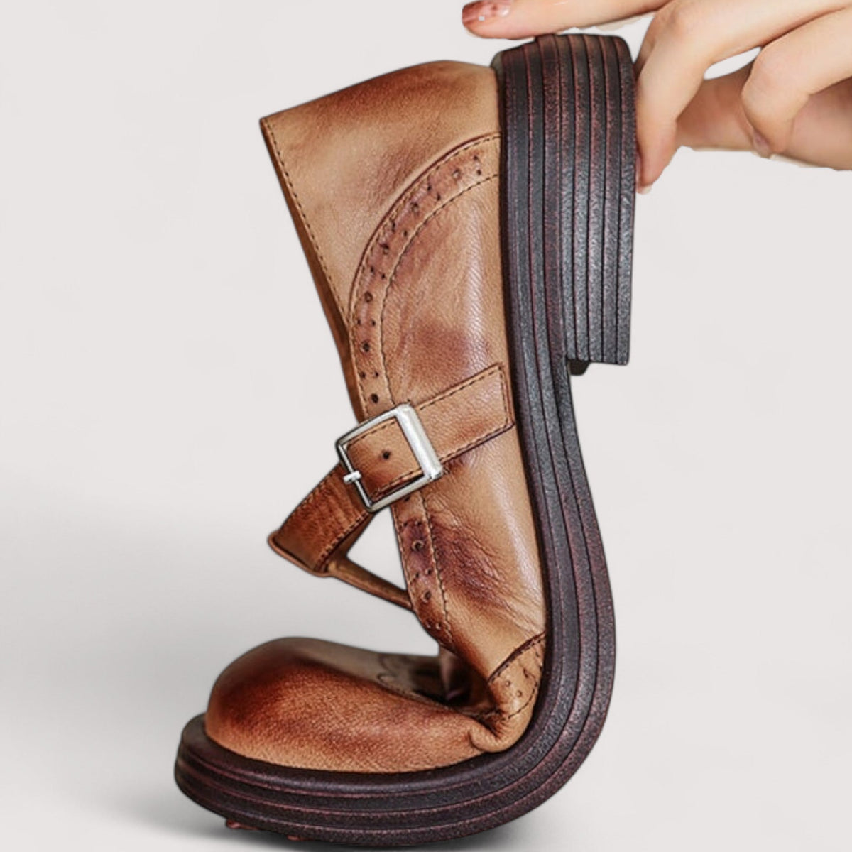 Melysa | Mary Jane Shoes with Buckle Strap