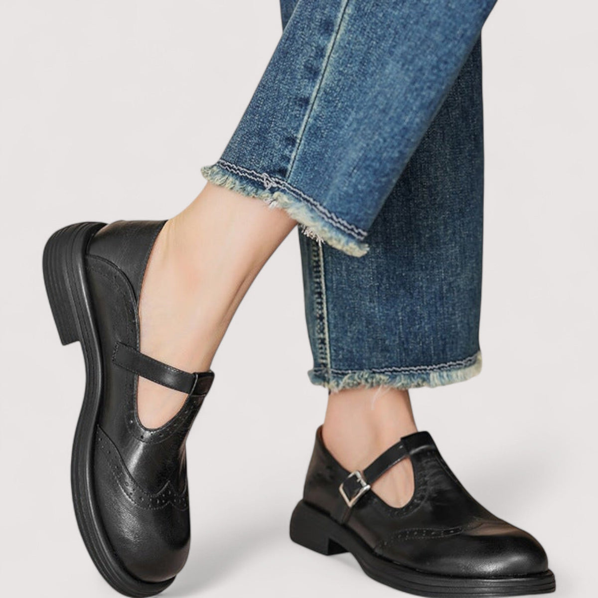 Melysa | Mary Jane Shoes with Buckle Strap