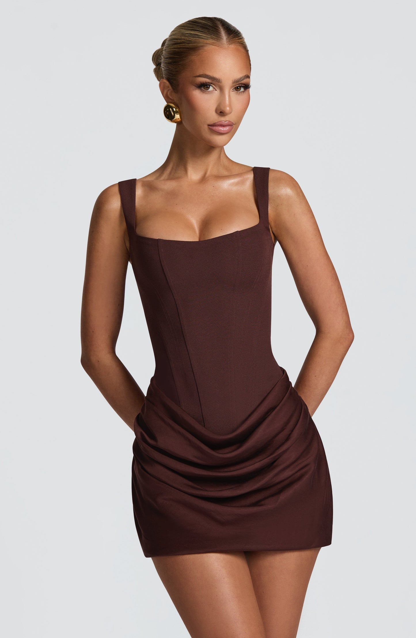 Manuella | Square Neck Mini Dress