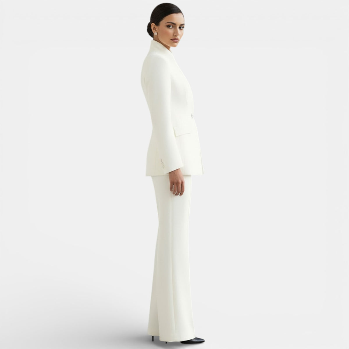 Jennifer | Tailored Jacket and Flared Trousers Set