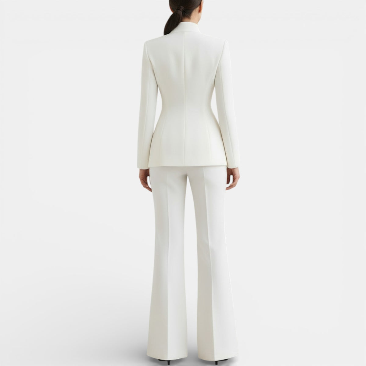 Jennifer | Tailored Jacket and Flared Trousers Set