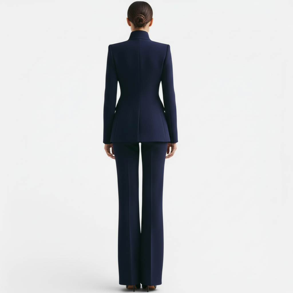 Jennifer | Tailored Jacket and Flared Trousers Set