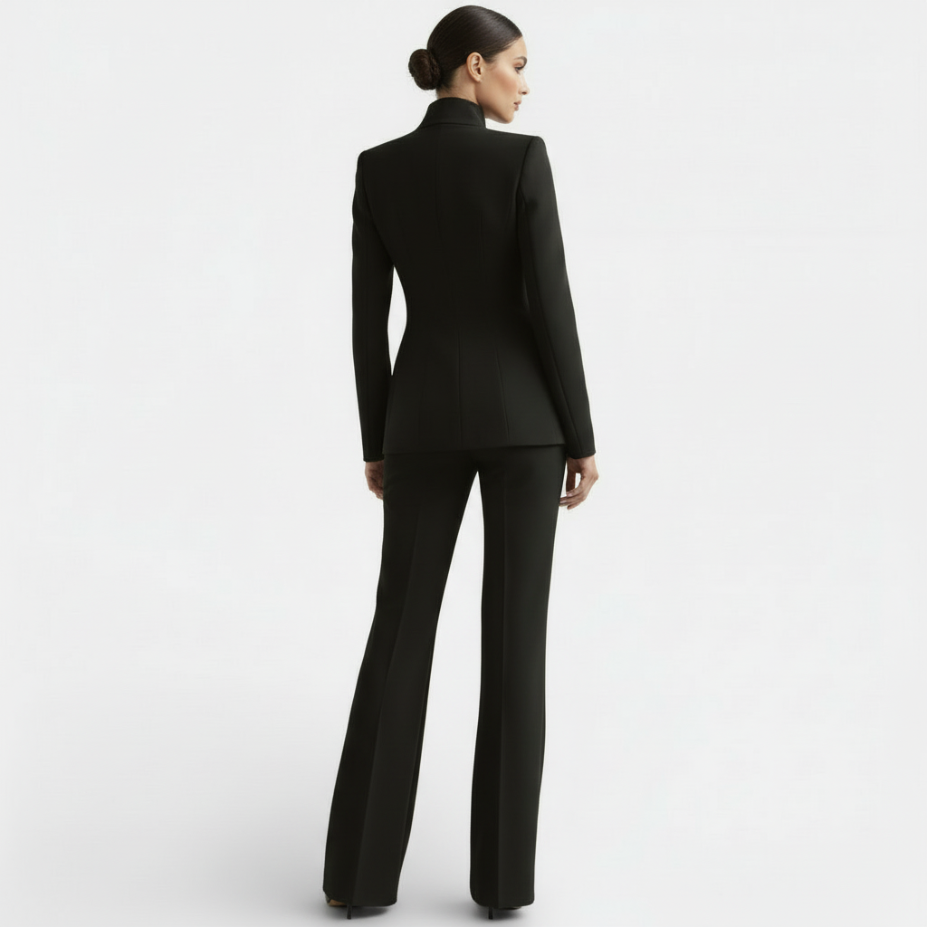 Jennifer | Tailored Jacket and Flared Trousers Set