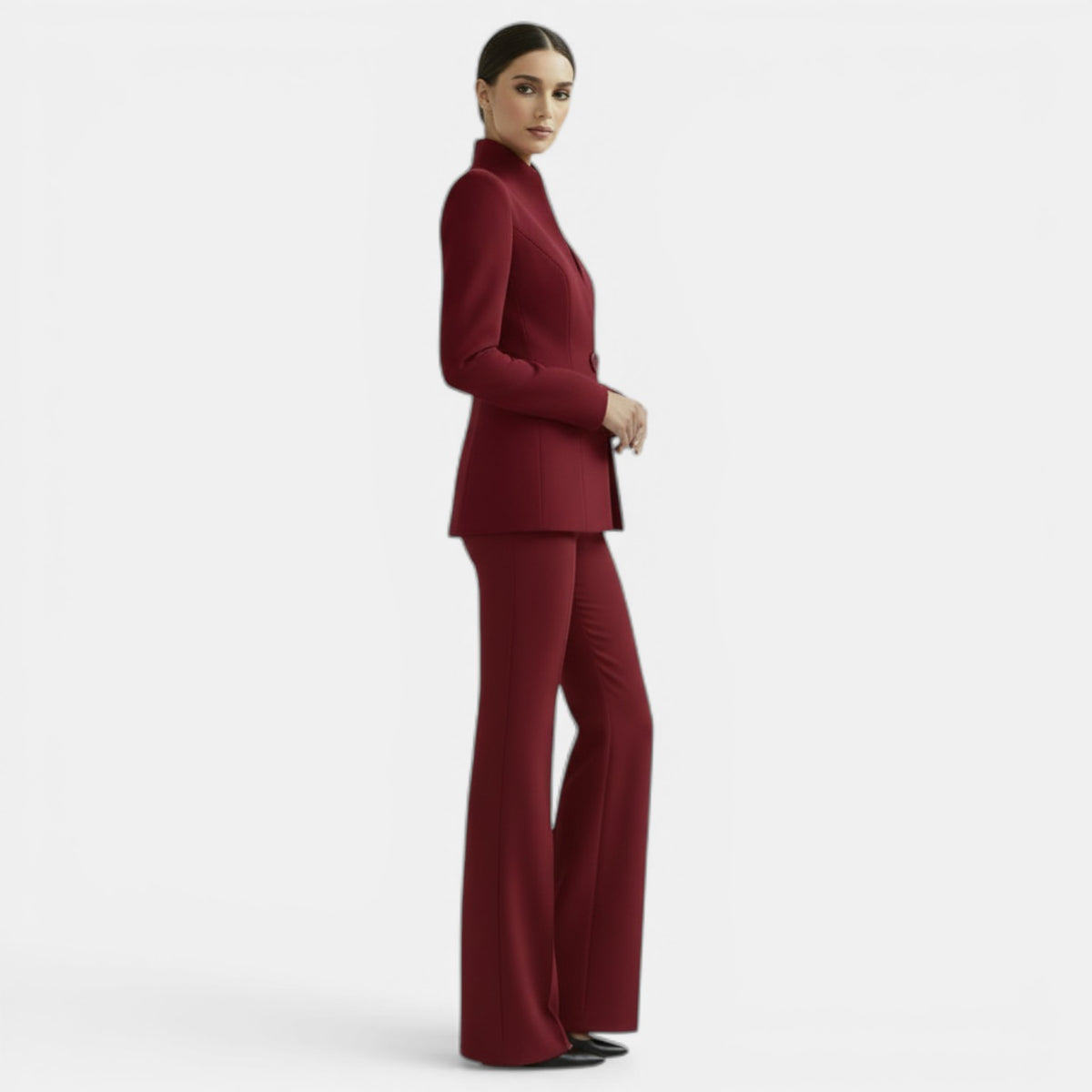 Jennifer | Tailored Jacket and Flared Trousers Set