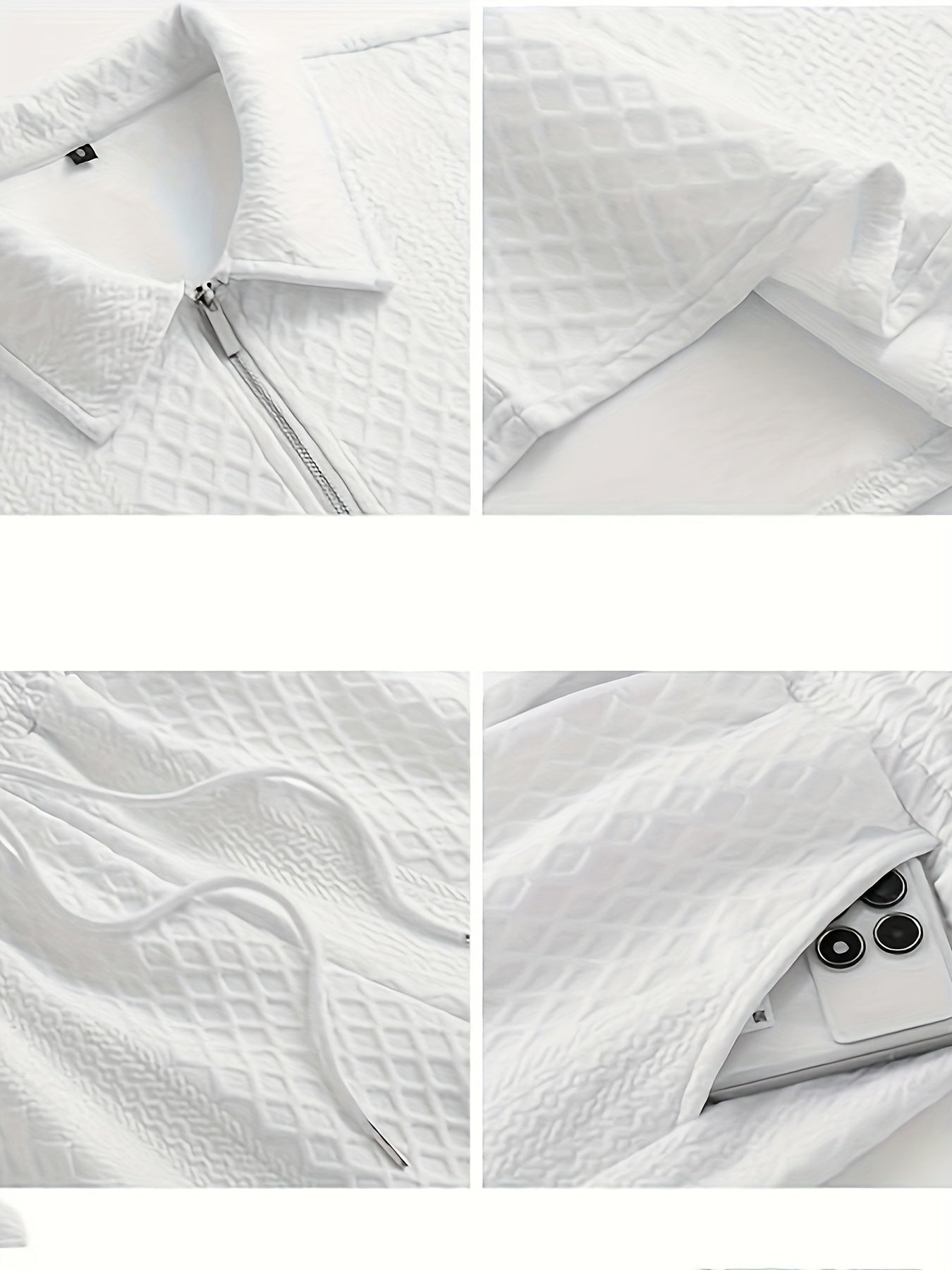 Francisco | Polo Shirt And Textured Shorts Set