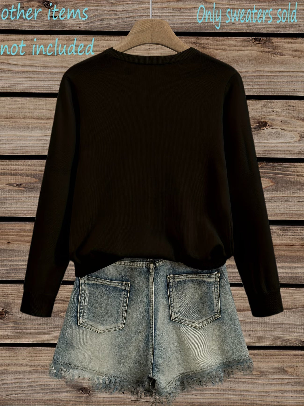 Adelurella | Floral Long Sleeve Jumper with Round Neck
