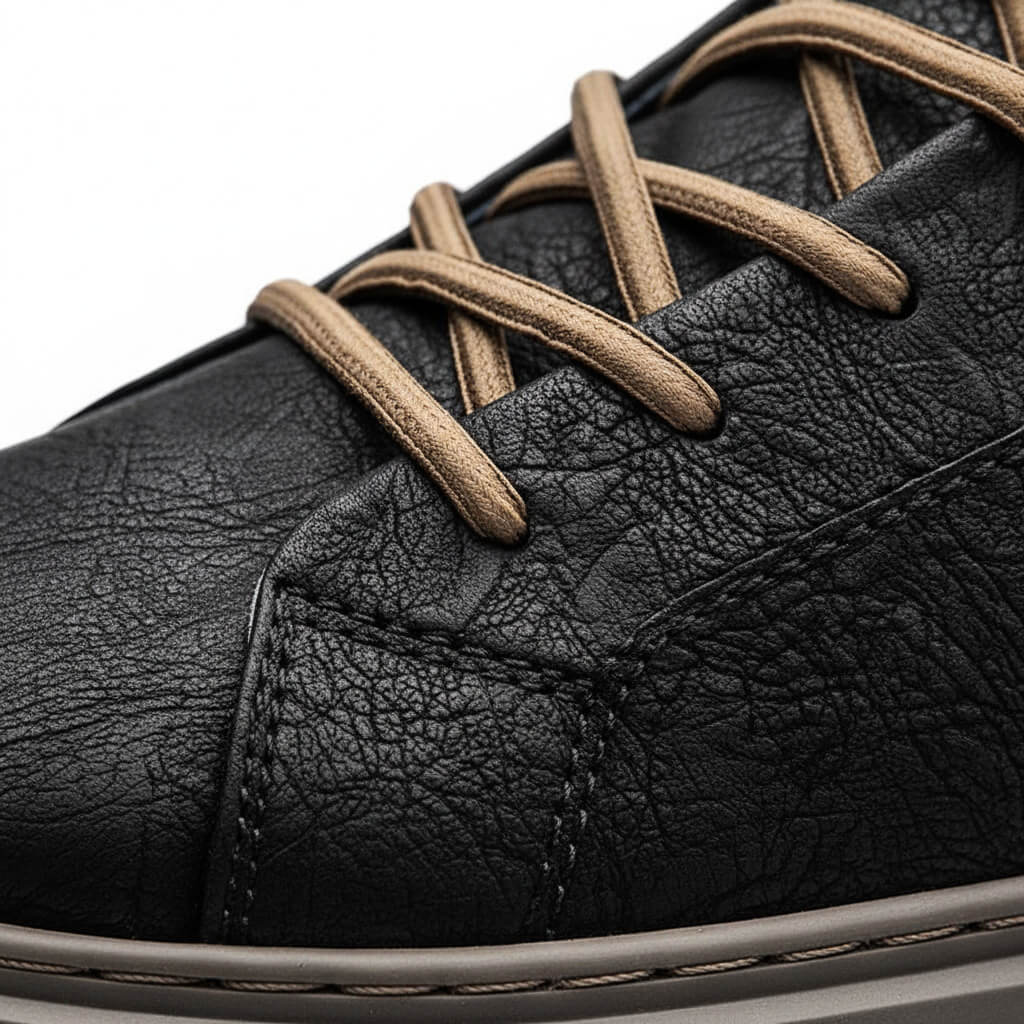 Philip | Low-Top Lace-Up Trainers with Textured Uppers