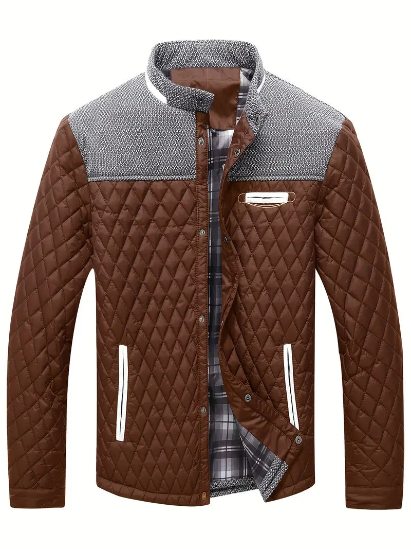 Proctor | Quilted Long Sleeve Stand Collar Jacket