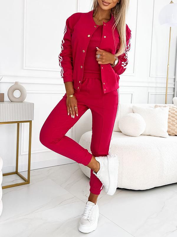 Kendra | Three Piece Jacket and Jogger Set