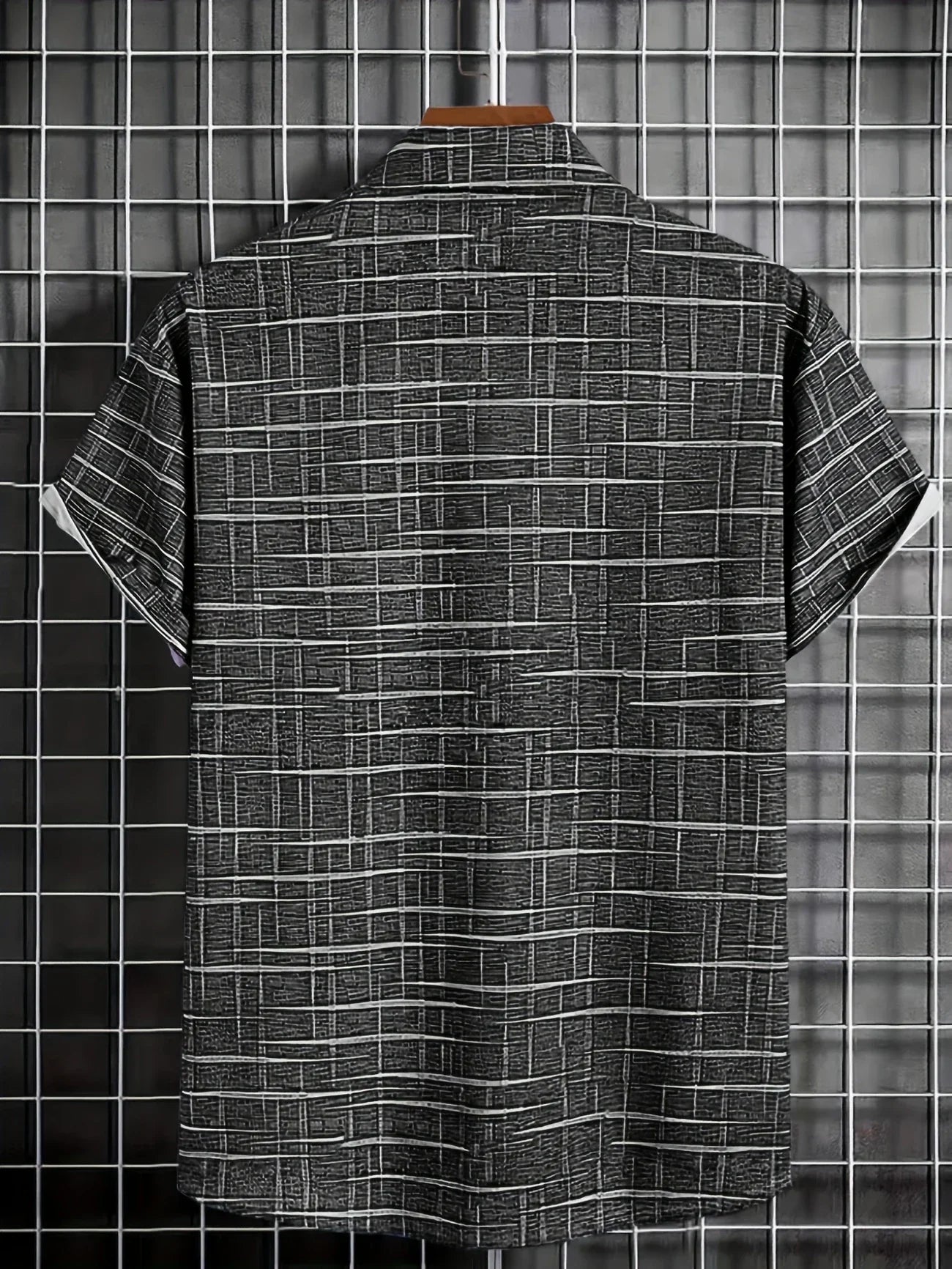 Haroyan | Short Sleeve Plaid Pattern Shirt