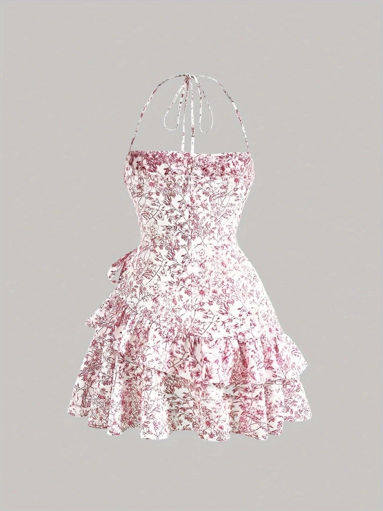 Ortagus | Mini Dress Floral Ruffle Cami Style