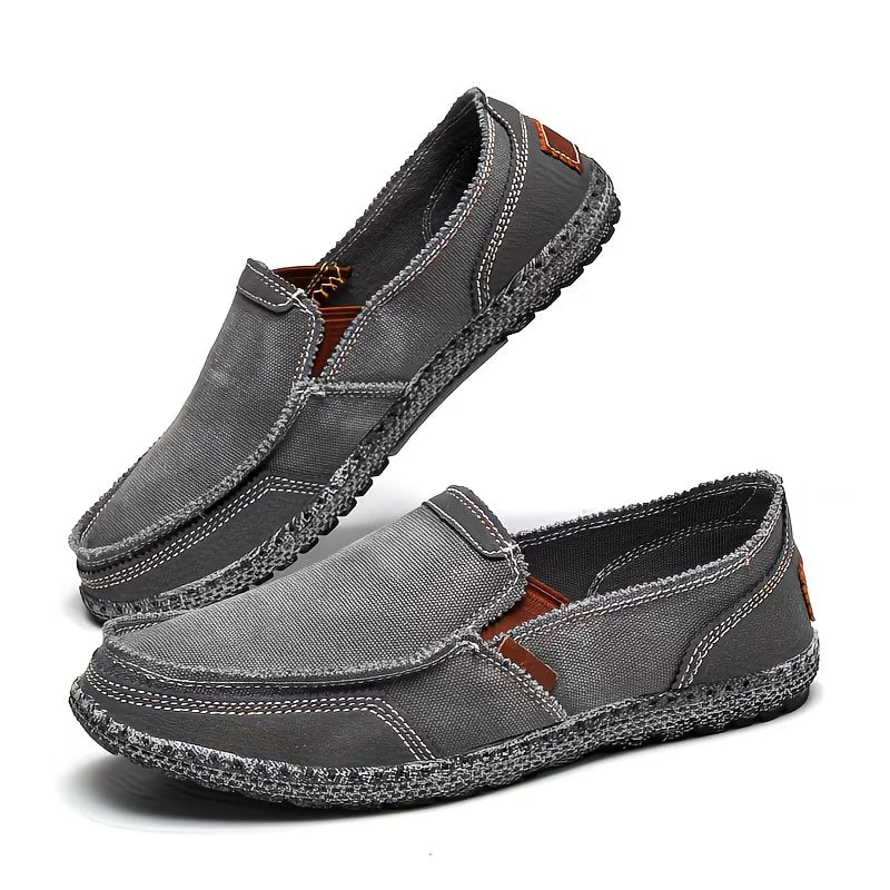Vagner | Canvas Slip-On Casual Loafers