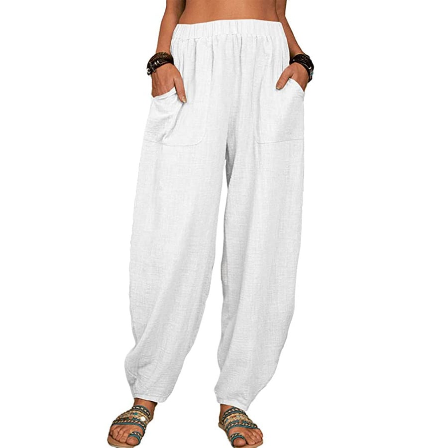 Zinzi | Linen Harem Trousers Womens