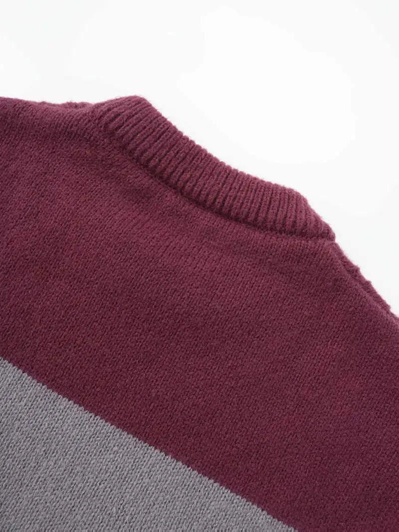 Watkins | Knitted Cable Crew Neck Sweater