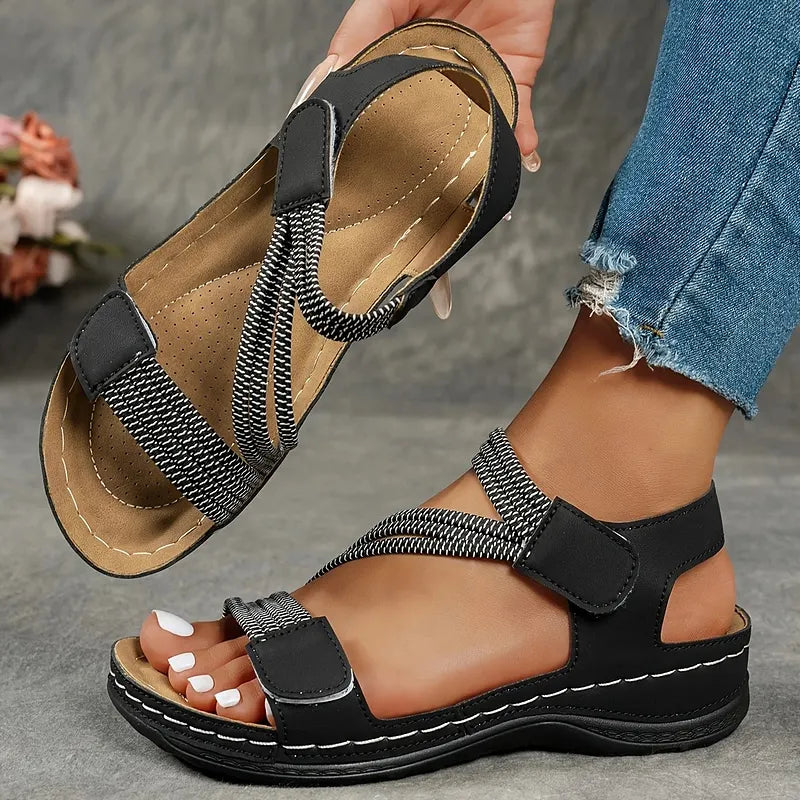 Rania | Comfort Walking Wedge Sandals