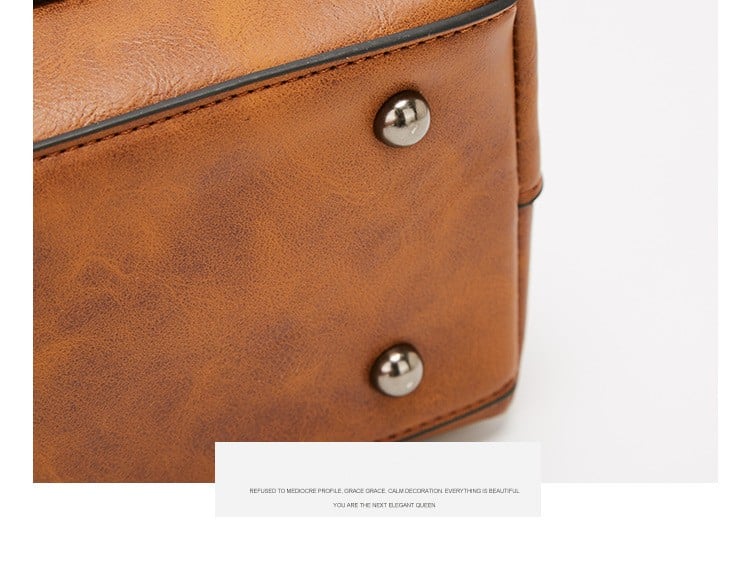 Britney | Leather-Style Multi Pocket Shoulder Bag