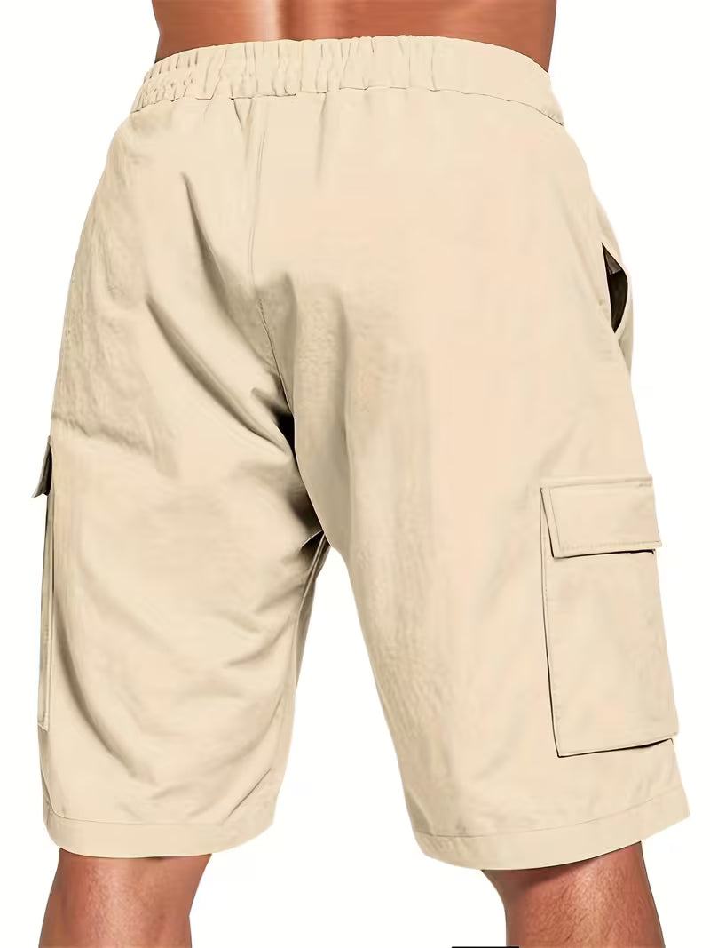 Raekwon | Cargo Shorts Drawstring Elastic Waist Relaxed Fit