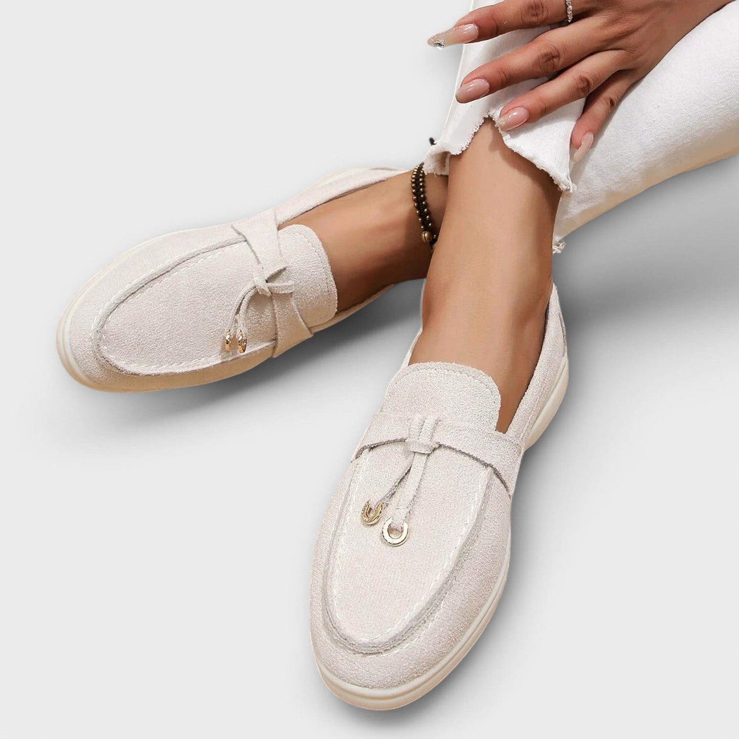 Jenine | Loafers with Metal Tassel Detail