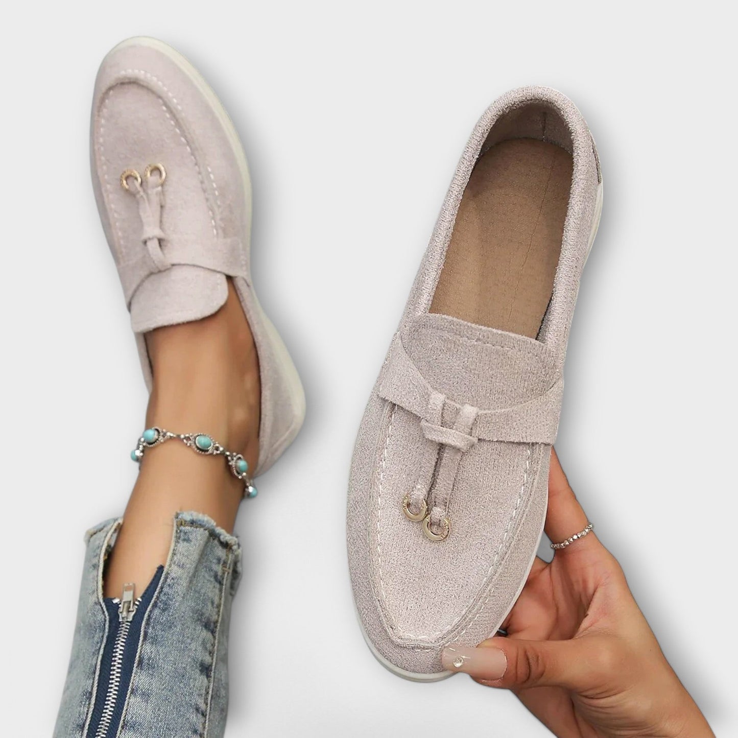 Jenine | Loafers with Metal Tassel Detail