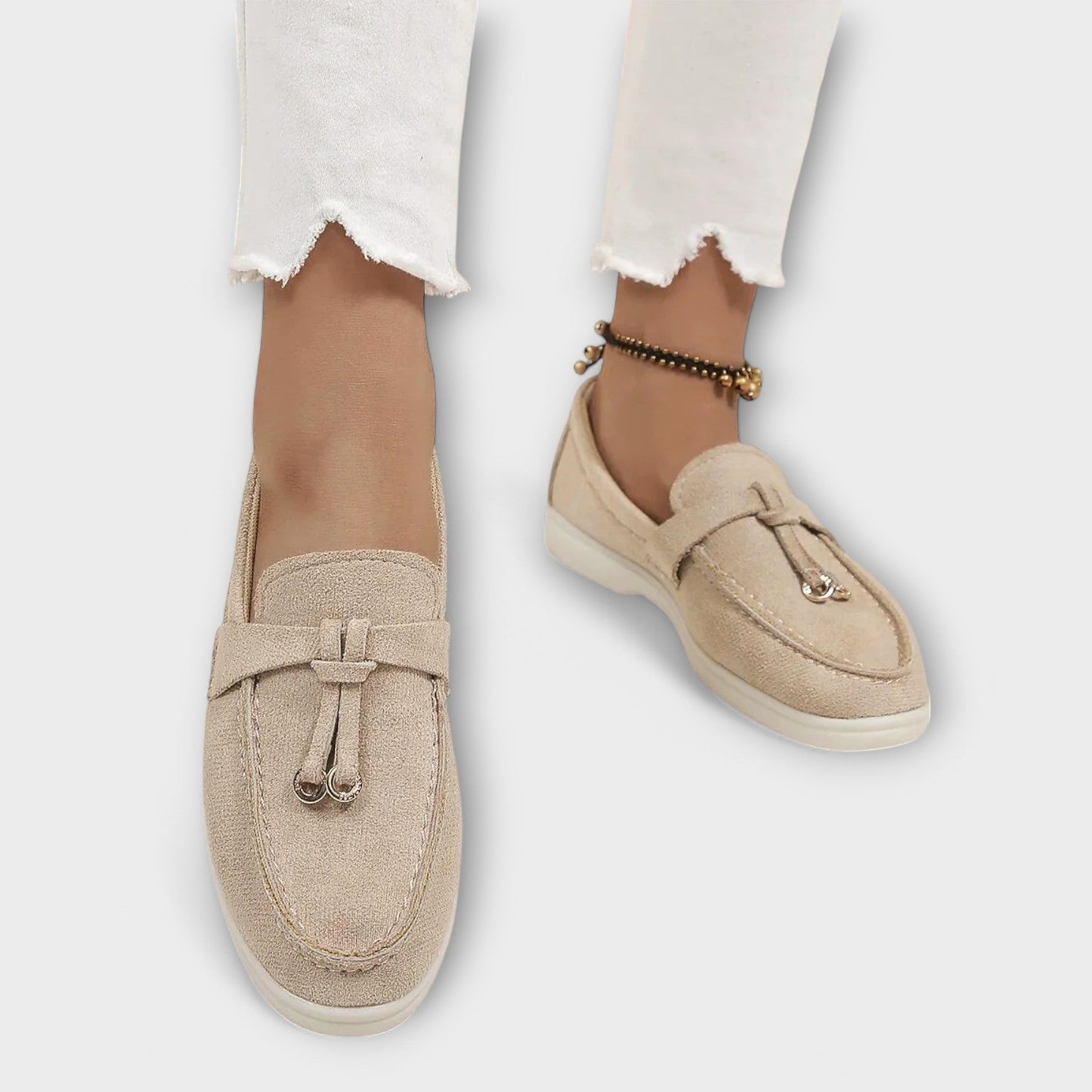 Jenine | Loafers with Metal Tassel Detail