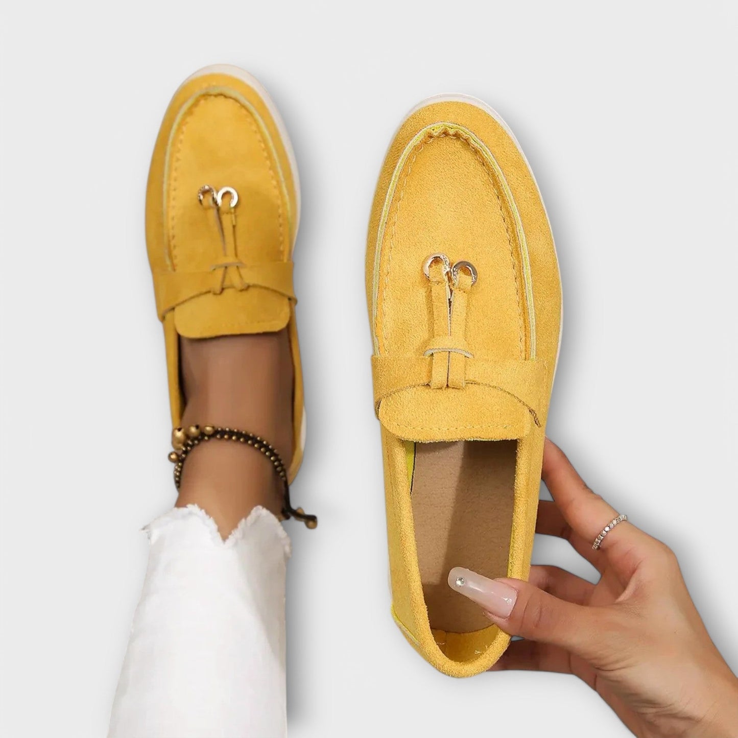 Jenine | Loafers with Metal Tassel Detail